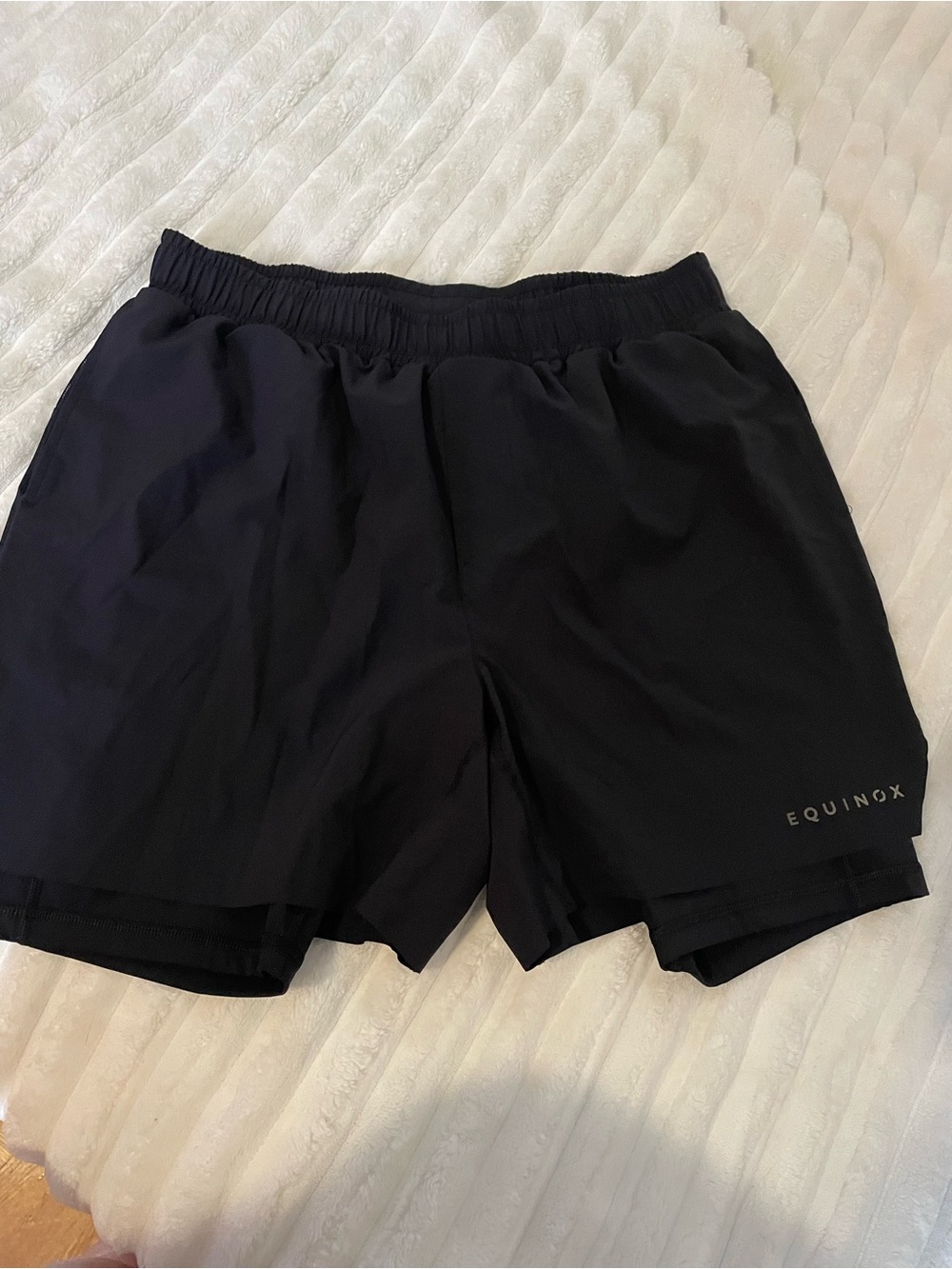 Equinox Men’s Black Athletic Training Shorts